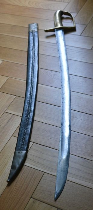 Szabla grenadierów francuskich, model 1767 – z pochwą