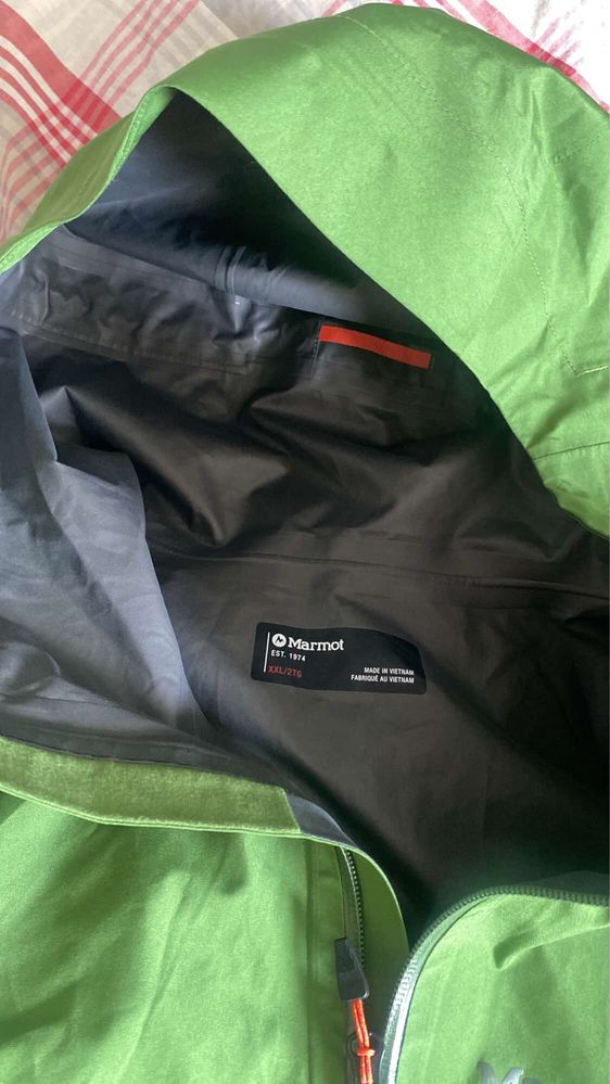 Чоловіча мінімалістична професійна куртка MARMOT Gore-tex PRO Size XXL