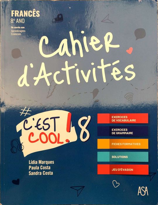 Cadernos de fichas escolares