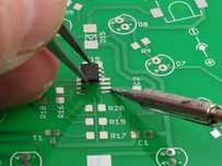lutowanie komponentów SMD / lutowanie elektroniki