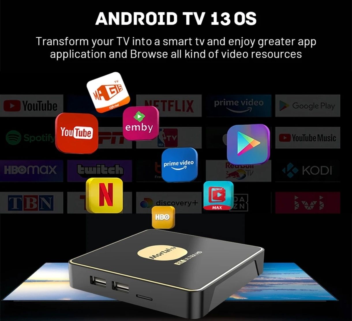 Android TV Box Deluxe Edition 4/128GB