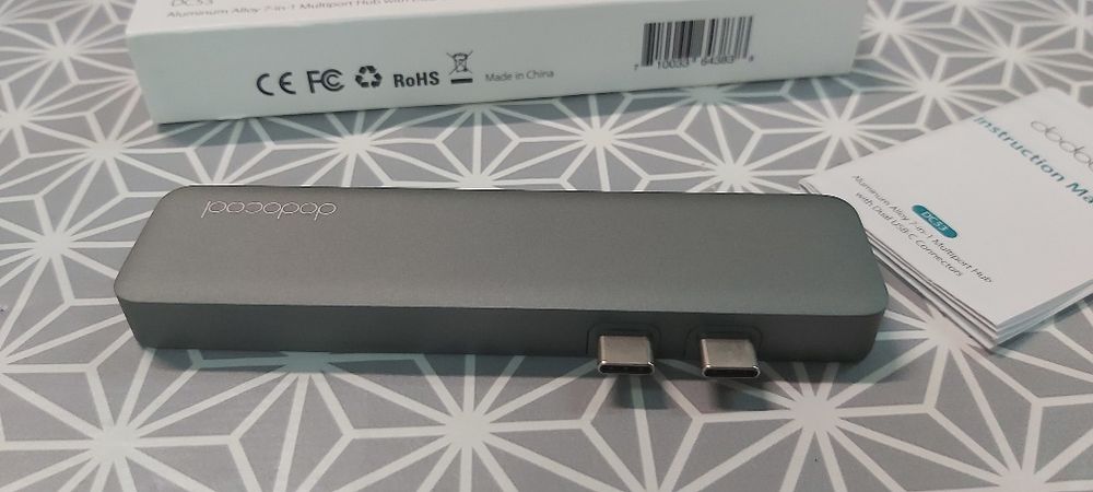 Adaptador dodocool USB C Hub para MacBook Pro 2019/2018/2017/2016, Mac