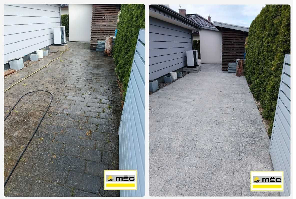 PROMOCJA -10% Mycie i Czyszczenie Kostki Brukowej/Elewacji/Ogrodzeń