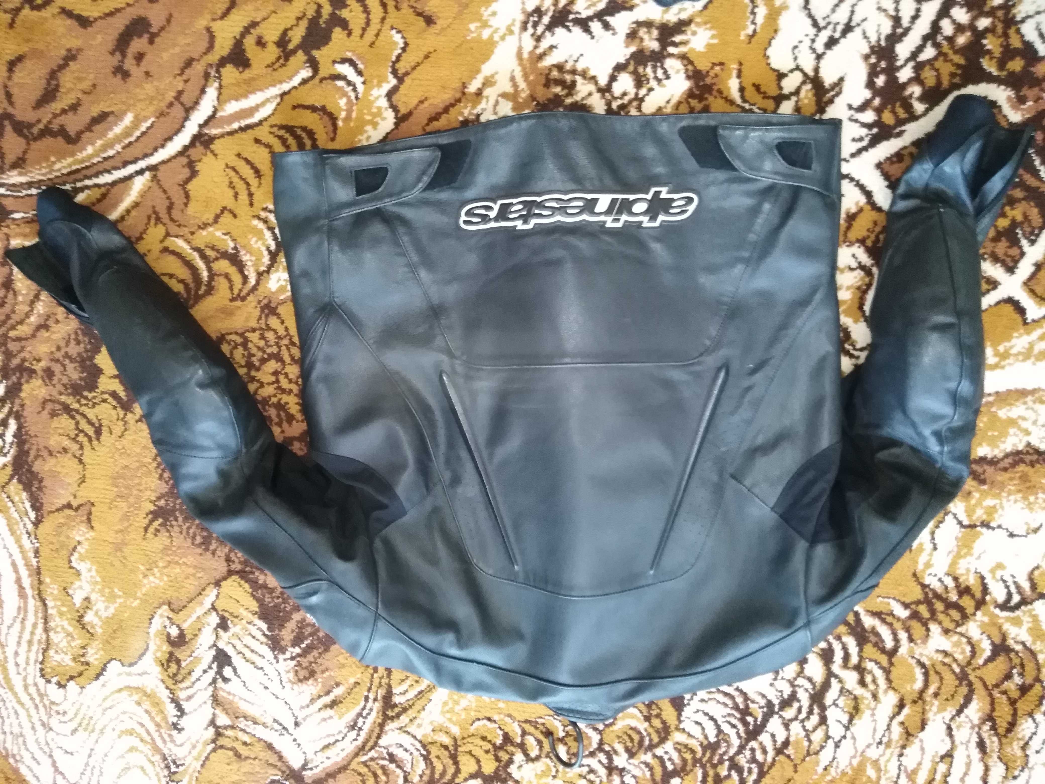 Skórzana kurtka na motocykl Aplinestars, roz. 54