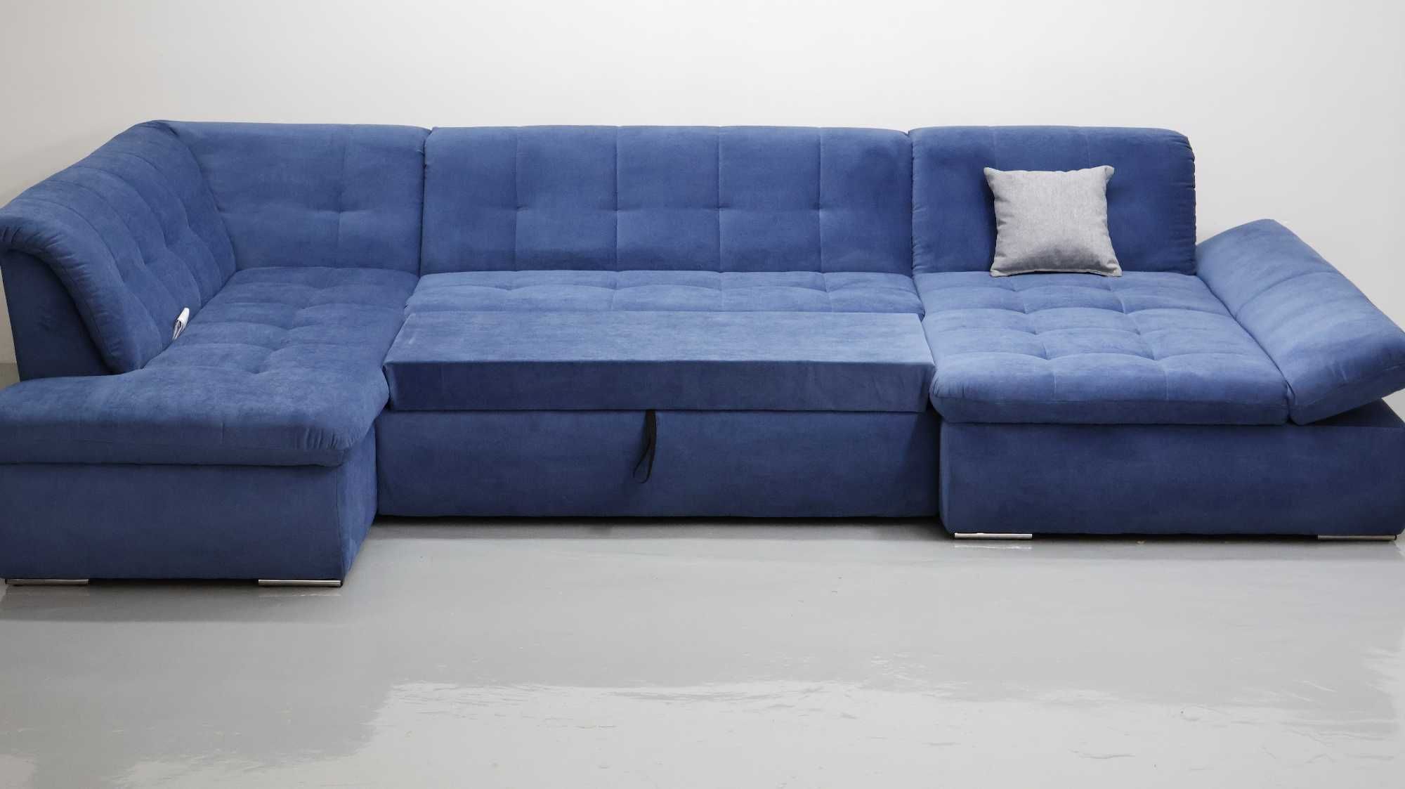 THF nowy niemiecki narożnik U funkcja spania, ROGÓWKA tkanina sofa