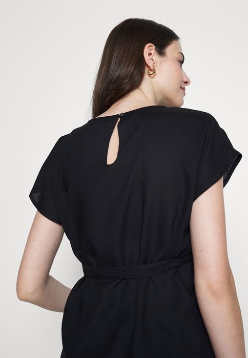 Bluzka ciążowa z wiskozy czarna Mamalicious XL