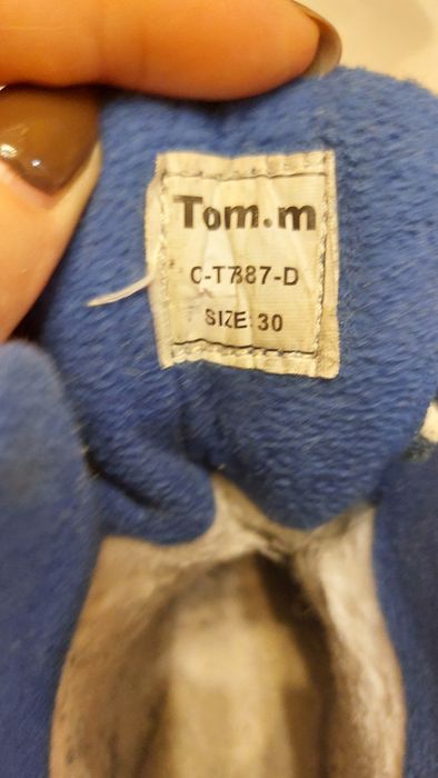 зимове взуття ,ботінки зима Том.м  30р