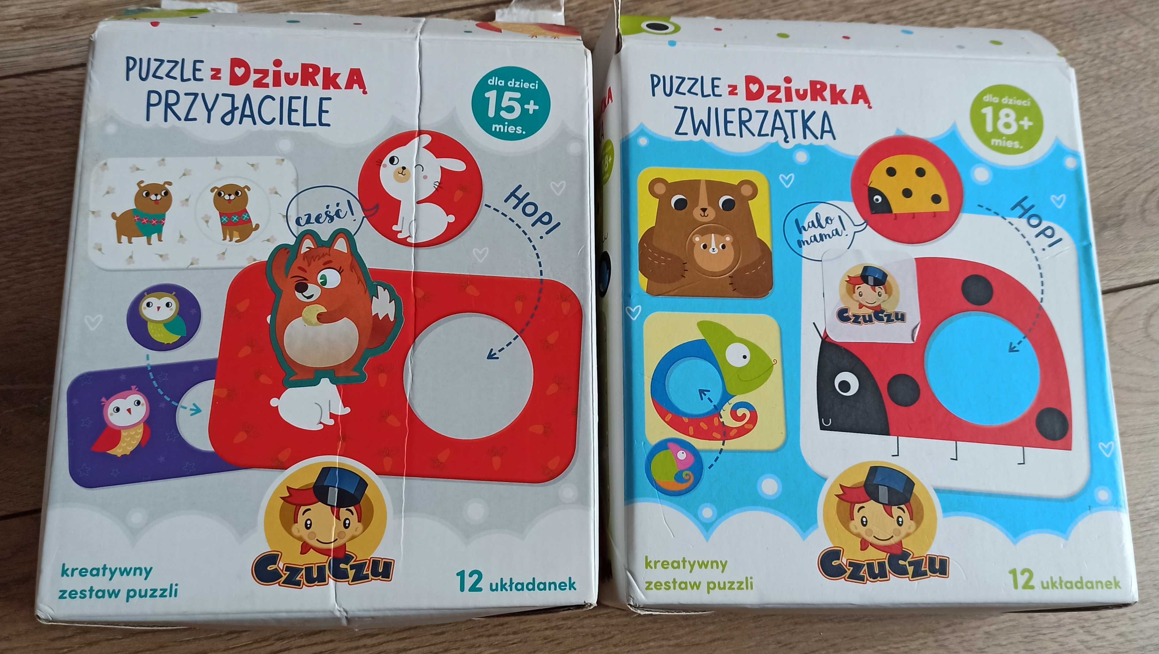 Prezent Wielki zestaw Puzzle z dziurką pociąg drewniany klocki