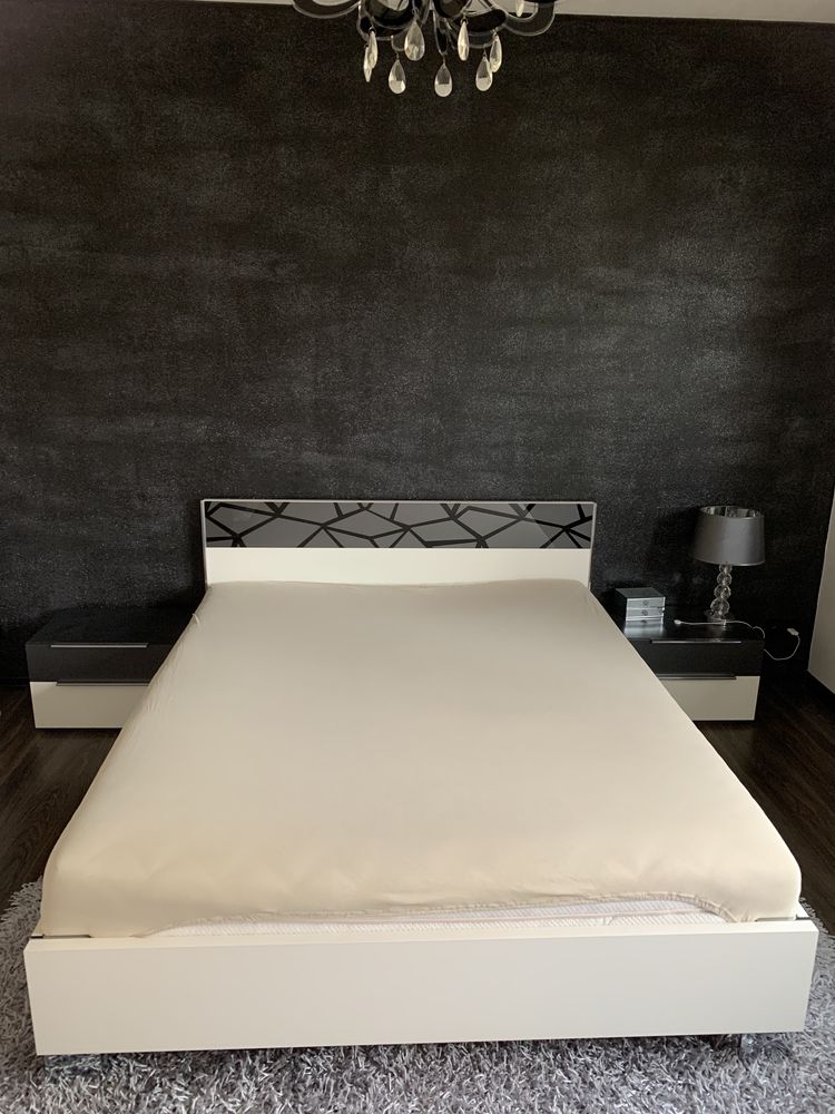Łóżko, sypialnia 160x200 podswietlane