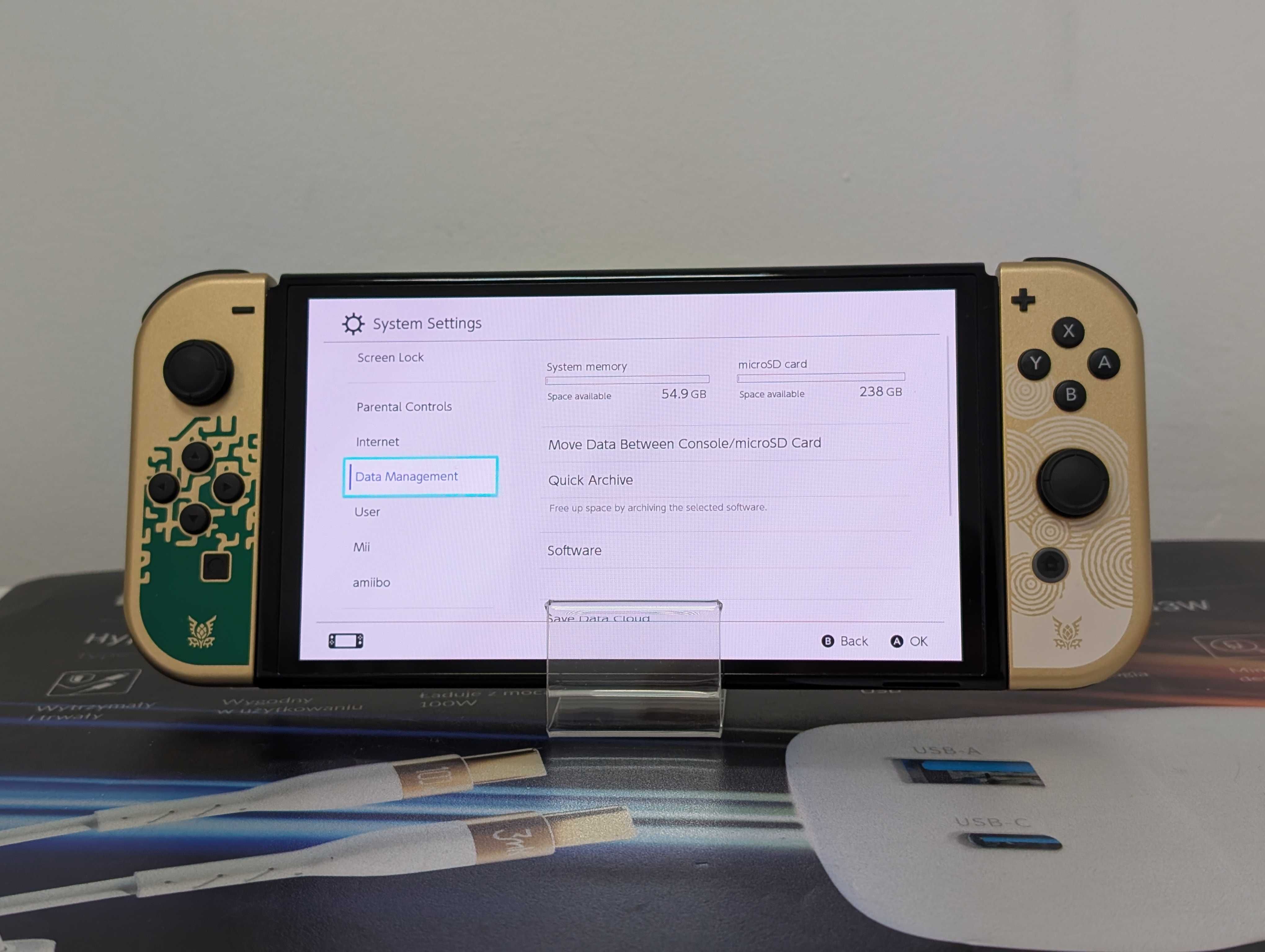 Nintendo Switch OLED Zelda TOTK Edition