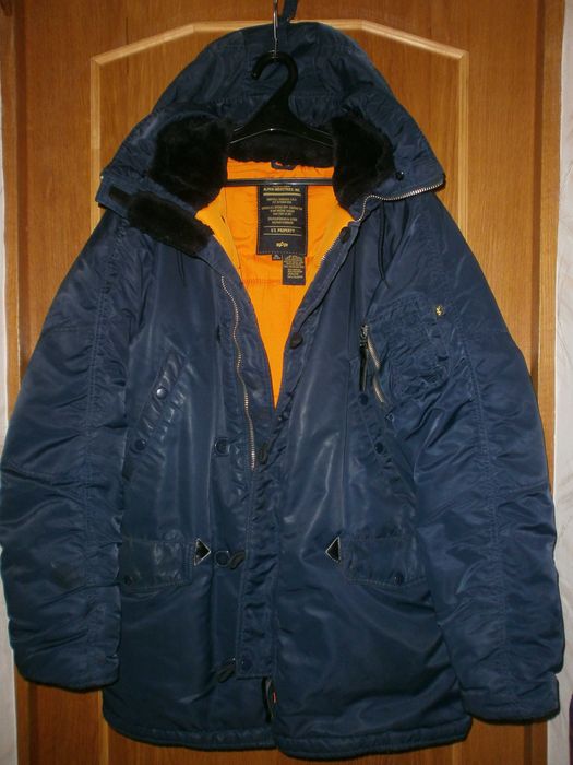 Куртка парка аляска Alpha Industries N-3B, р. XL, наш 52-54. ПОГ-66 см