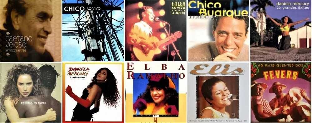 85 CDs - Música Brasileira - Raros - Muito Bom Estado