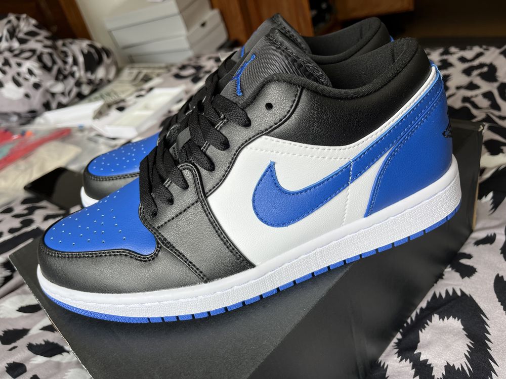 Jordan one azul e branca original