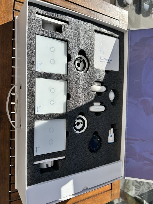 Zestaw smart home Keemple w wersji gold