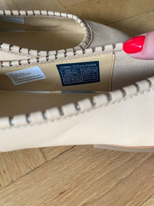 Baleriny hilifiger róż 37