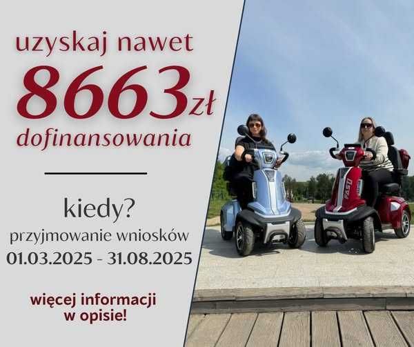 Nowy FASTI MED 4-kołowy pojazd elektryczny ułatwiający poruszanie