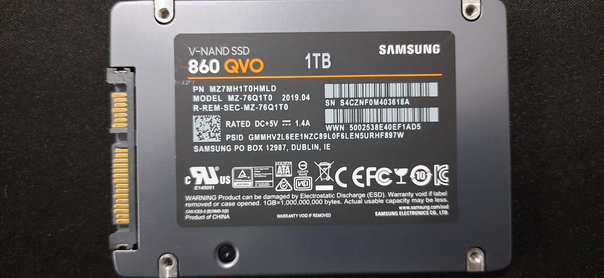 Samsung SSD 860 QVO 1TB