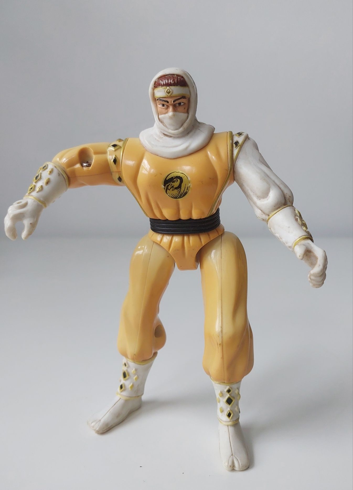 Figurka vintage 1995 Bandai Morphin Power Ranger White ninja