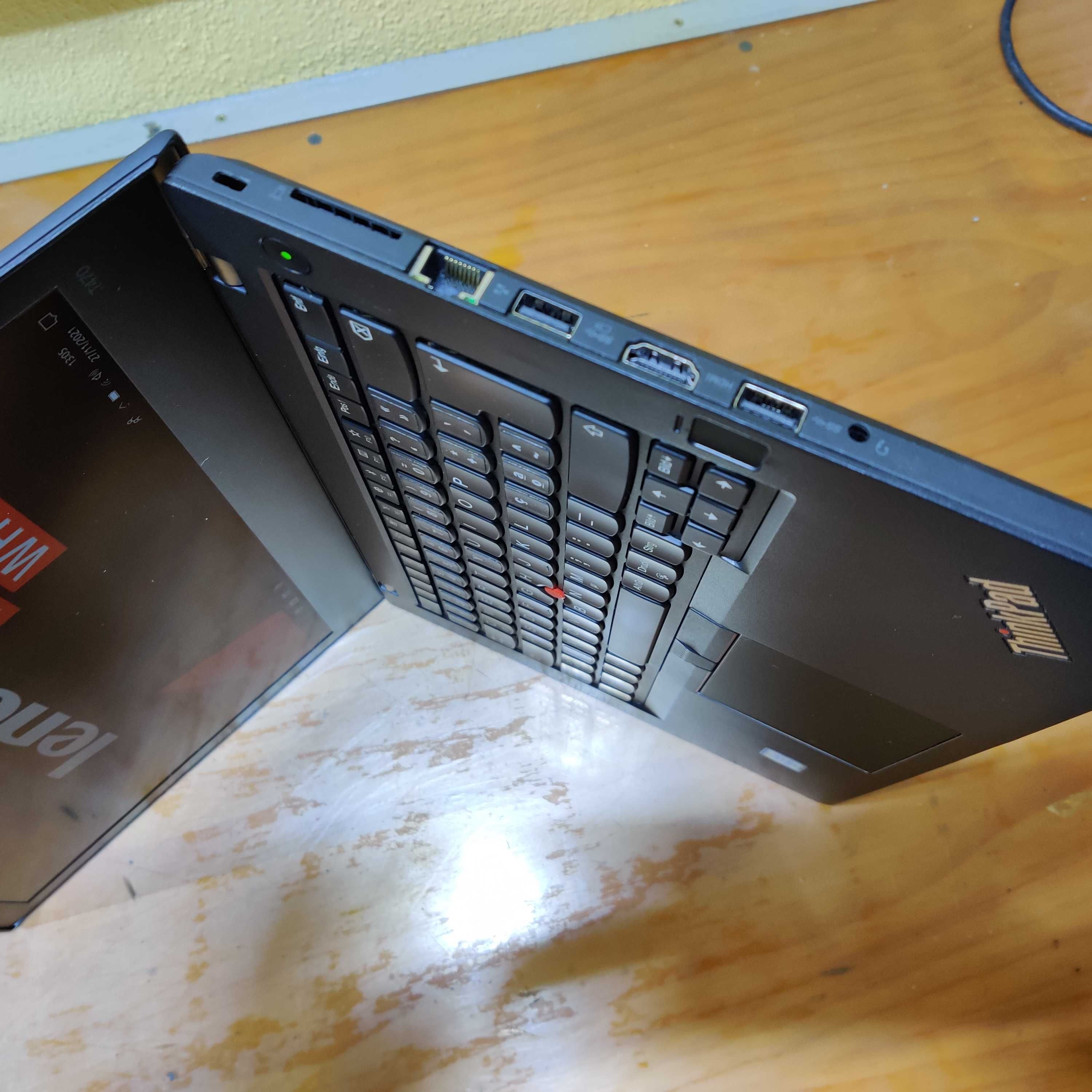 Portátil LENOVO THINKPAD T470 i5-6200u 256GB SSD 8gb raM