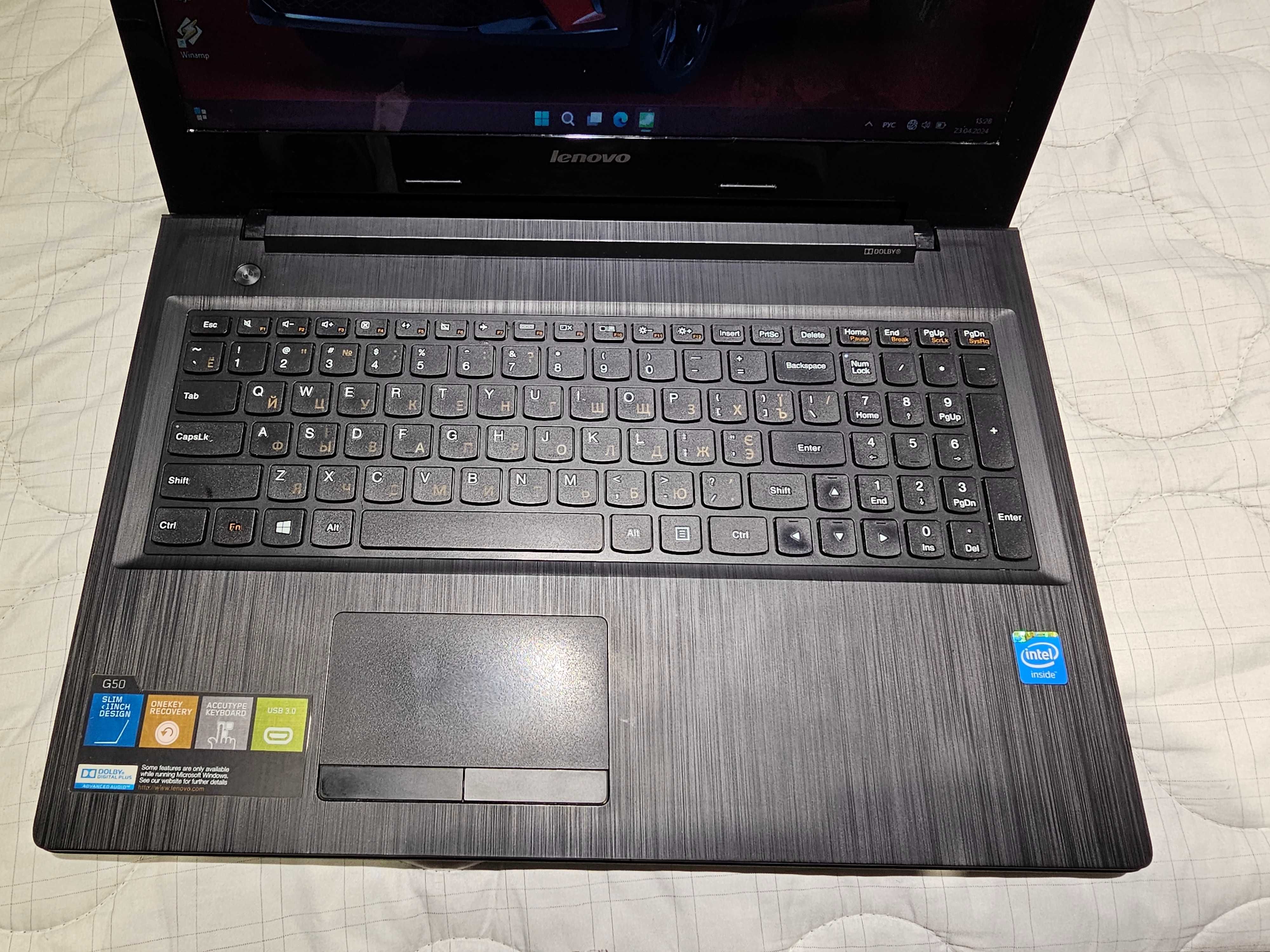 Lenovo G50-30/ 15.6 LED slim/ Intel N2830/4gb ddr3/ SSD/ Intel HD 2 GB