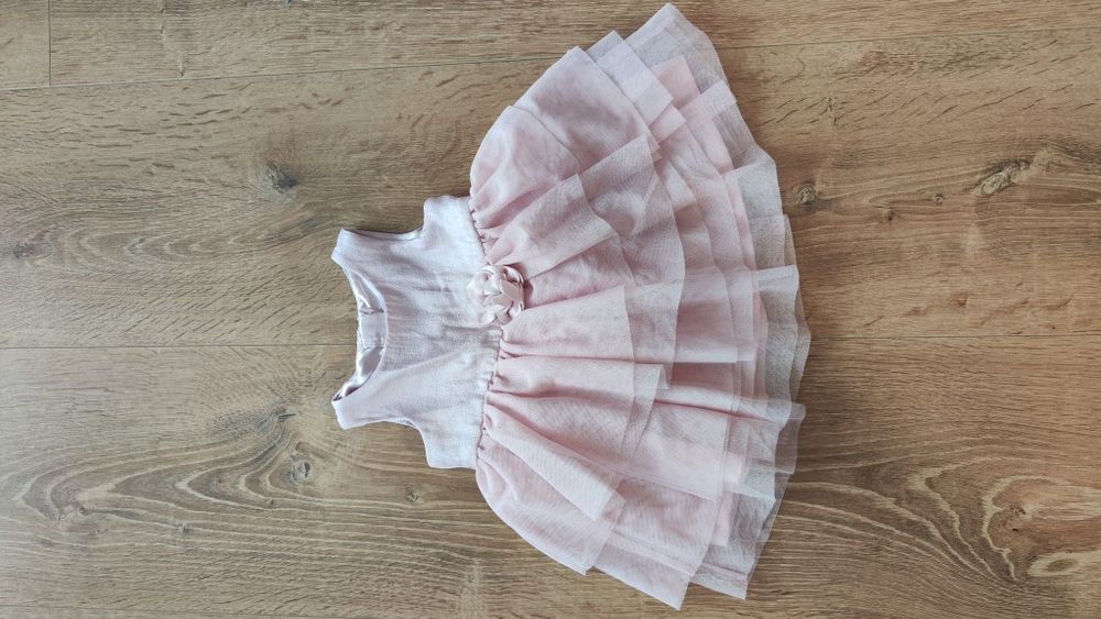 Elegancka sukienka dla dziewczynki H&M rozm 68