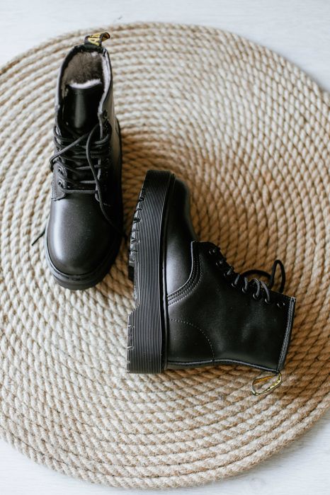 Черевики зимові жіночі Dr.Martens Jadon Mono Black | (23.5см)