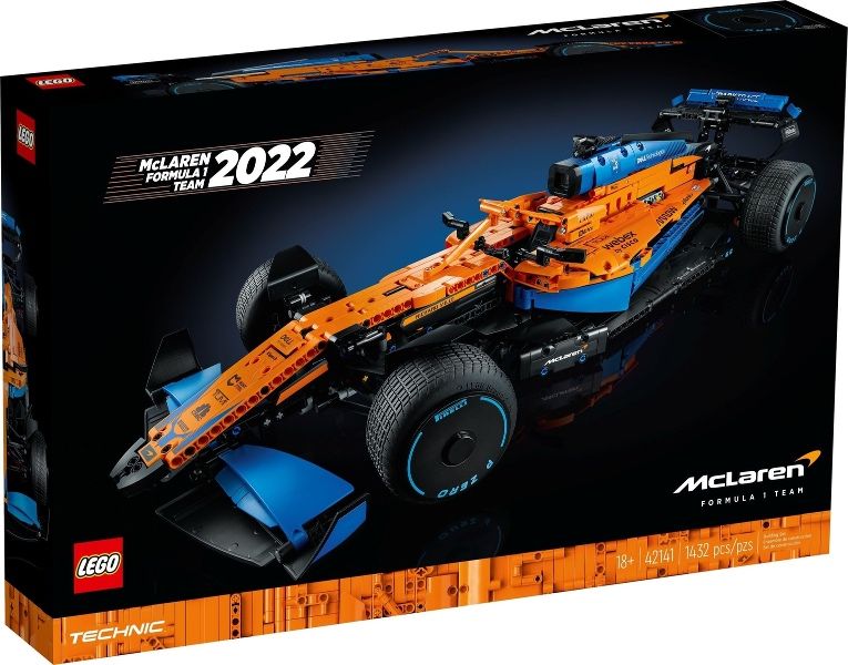 Lego 42141 McLaren Formula 1 Team 2022 Race Car