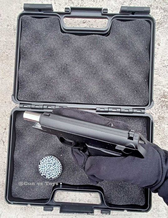 Металевий пістолет ПМ Реалістичний іграшковий макаров на пулях 6мм