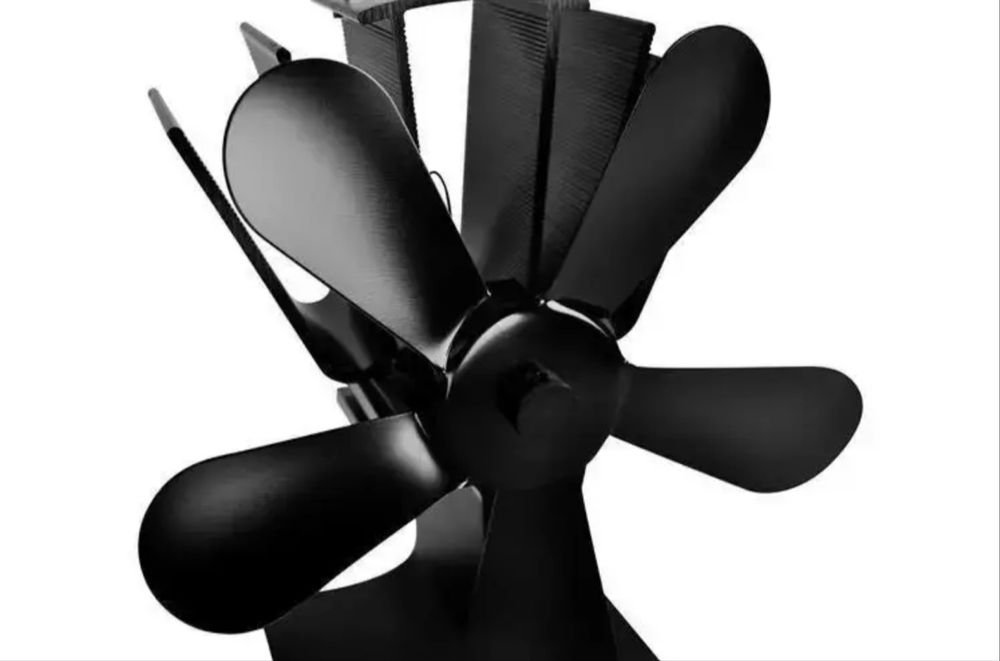 Вентилятор каминный 5 лопастей Польша для печи и камина Kaminer 9596