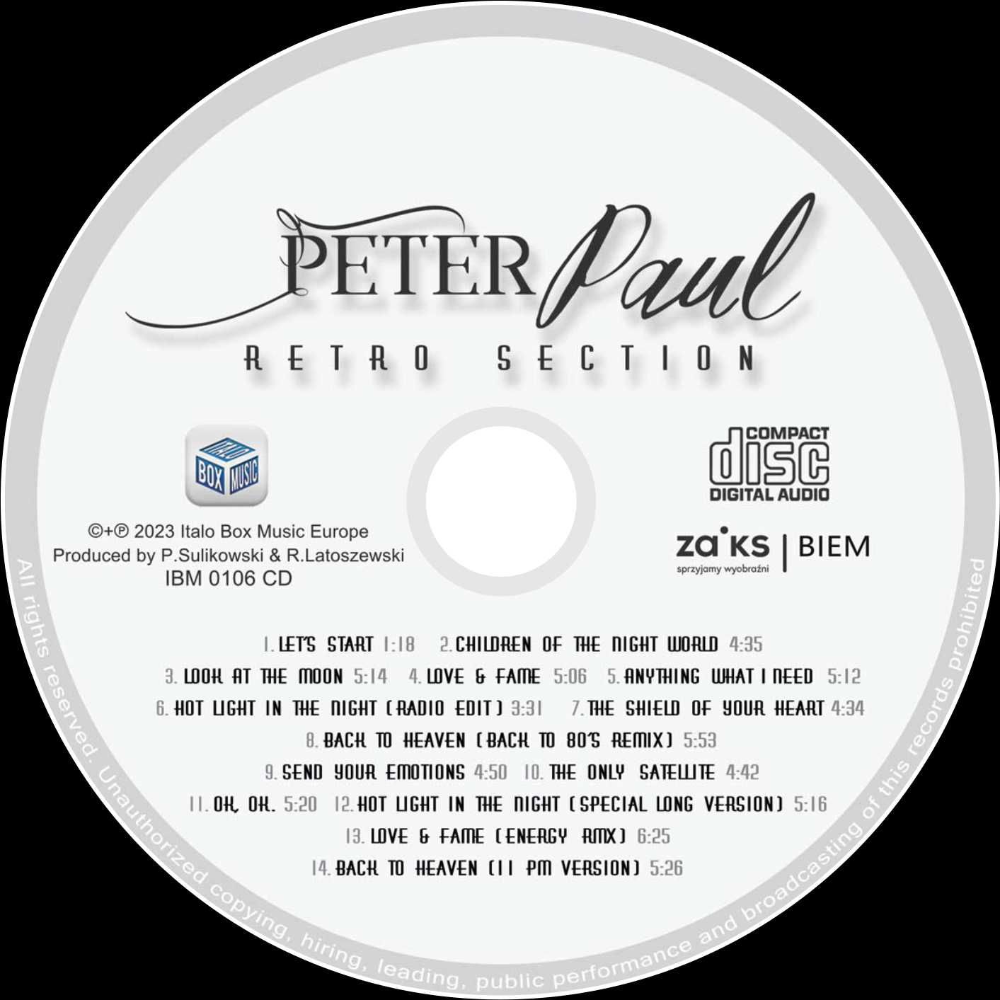 Peter Paul - Retro Section (Italo Disco 2023)