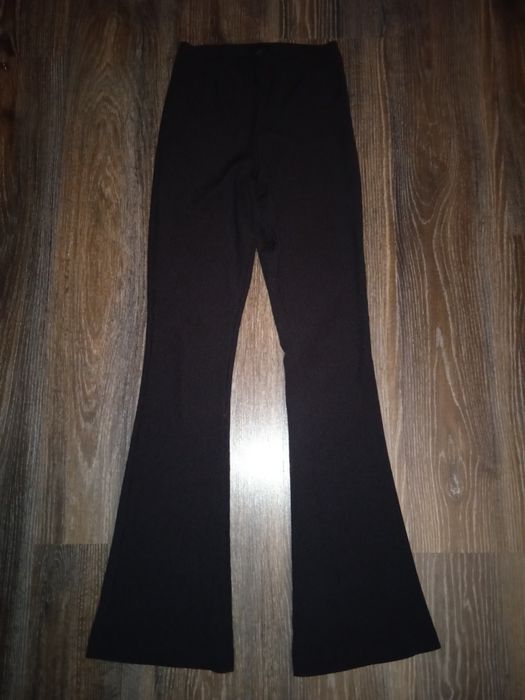 Штани клеш рубчик