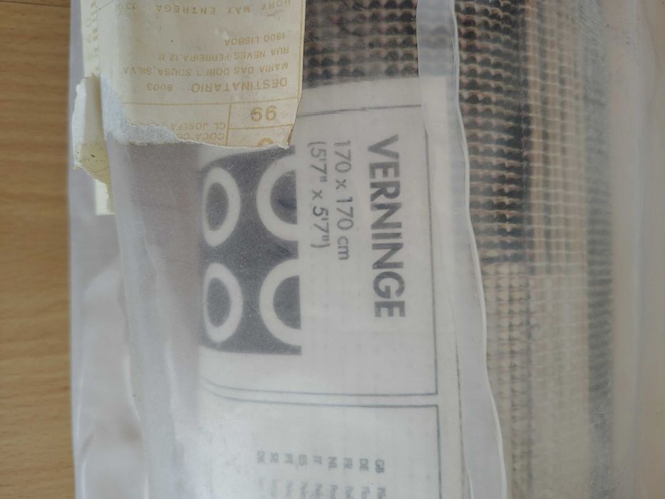 Tapete IKEA VERNINGE (170x170) — Novo e Raro!