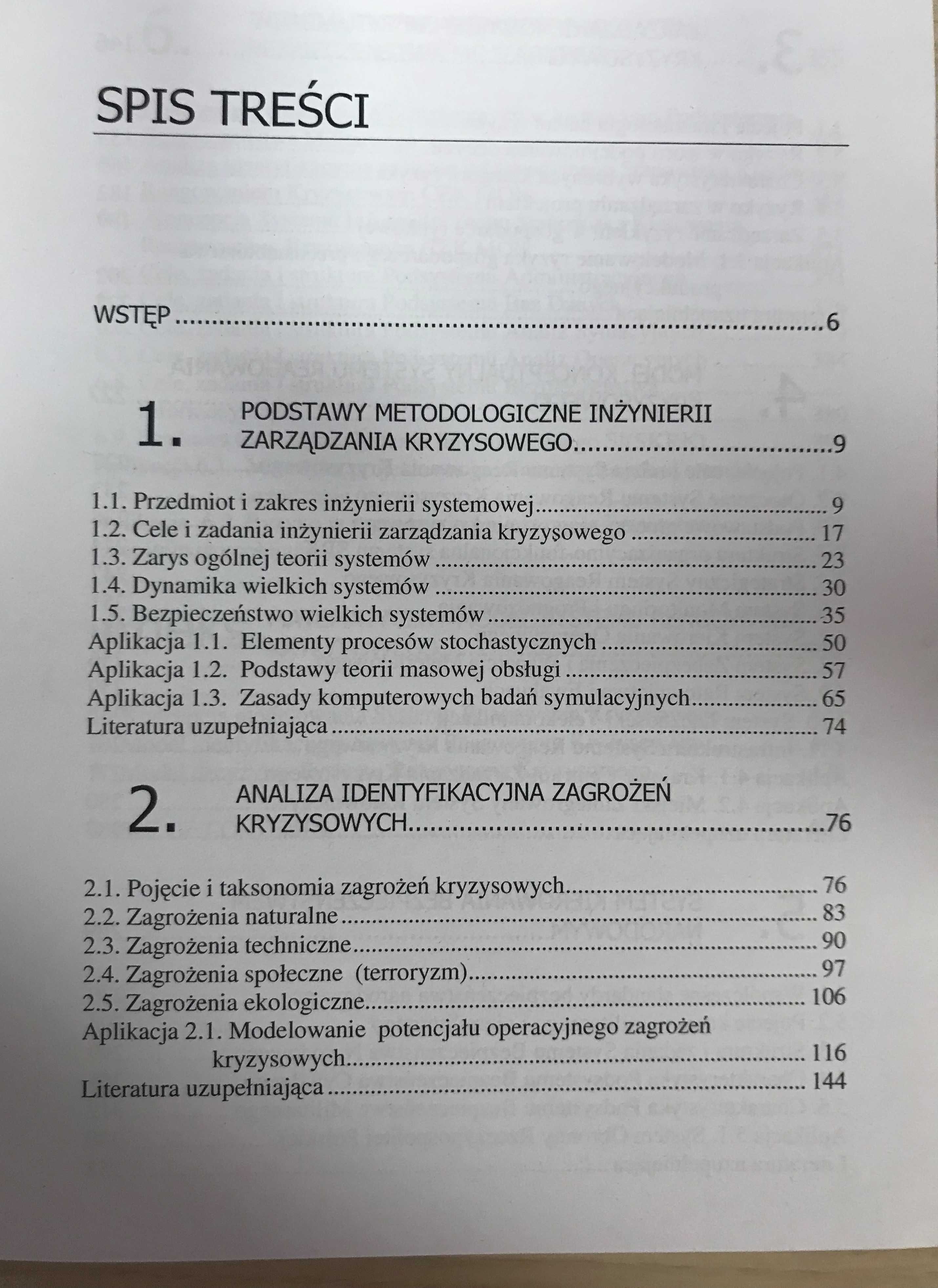 Inżynieria zarządzania kryzysowego Podejście systemowe Krzystof Ficoń