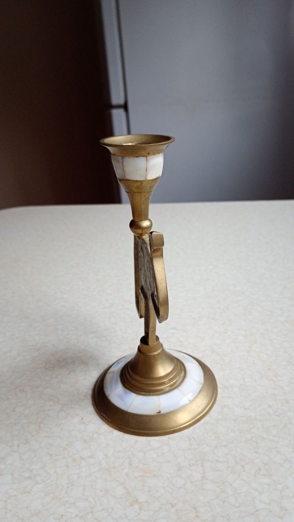 Mosiężny słoń figurka 15 cm wysokość