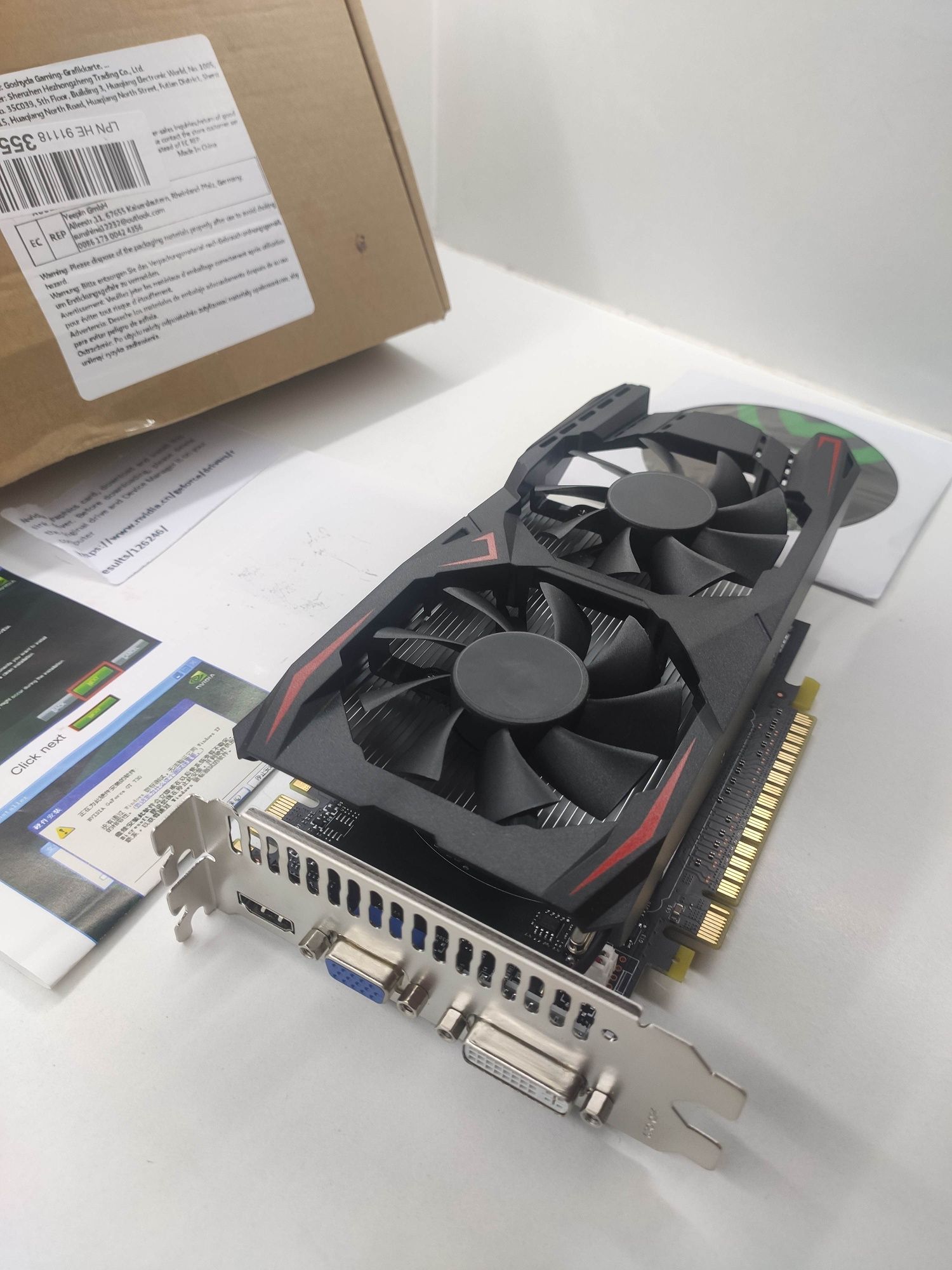 Відеокарта GTX1050Ti 4GB GDDR5 128BIT PCI-E.
Об'єм пам'яті: 4 ГБ.
Тип