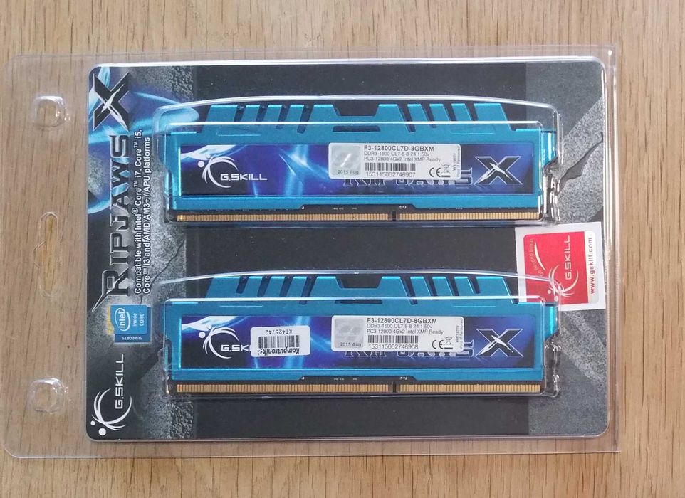 G.Skill Ripjaws DDR3-1600 8 GB (2x4GB) PC3-12800 CL 7