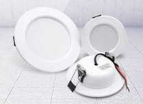 Foco / plafon Led (9Watts / 12Volts - Branco Quente)