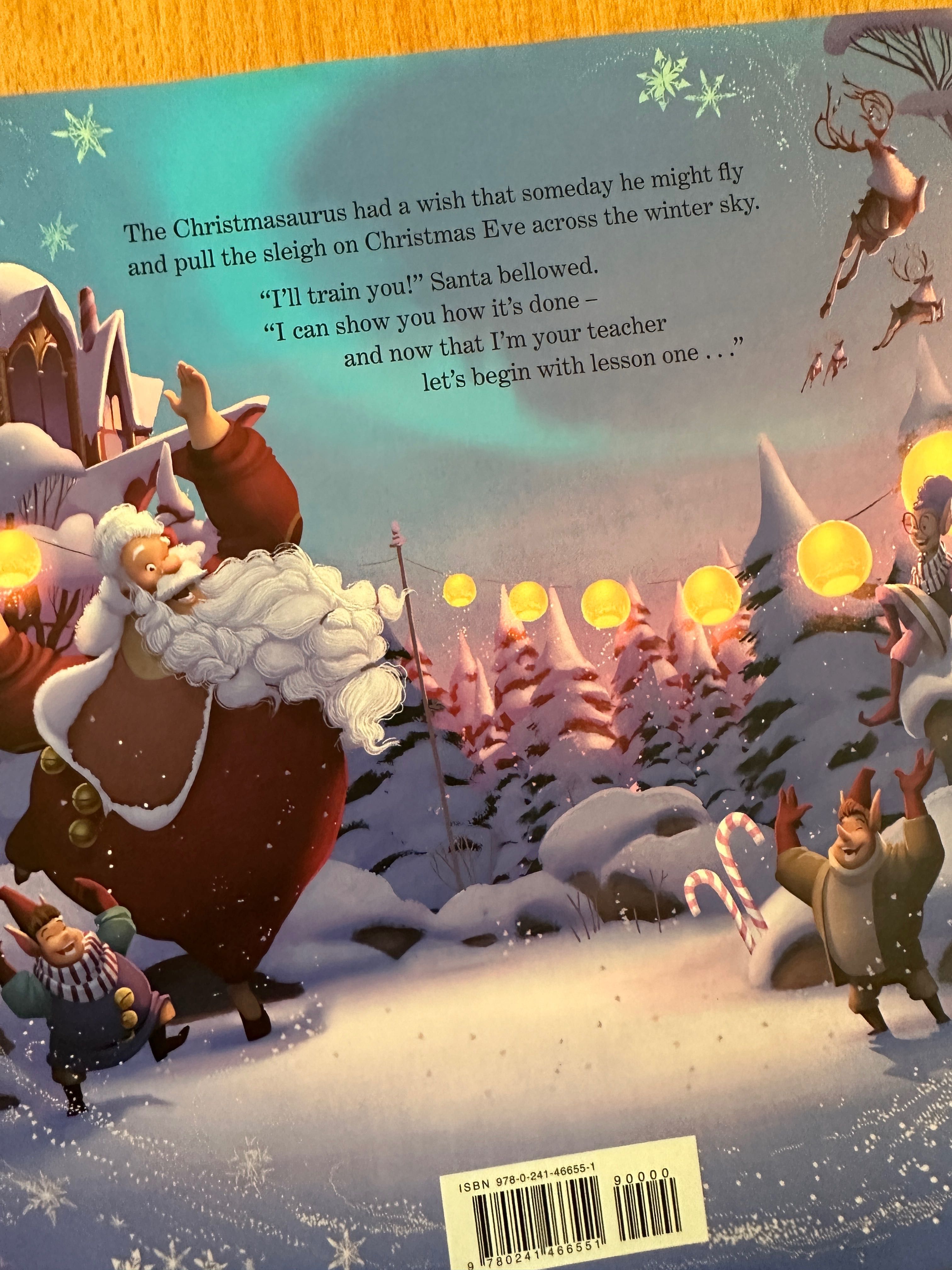 Nowa!! Książka angielski The Christmasaurus Nowy Rok, Boże Narodzenie
