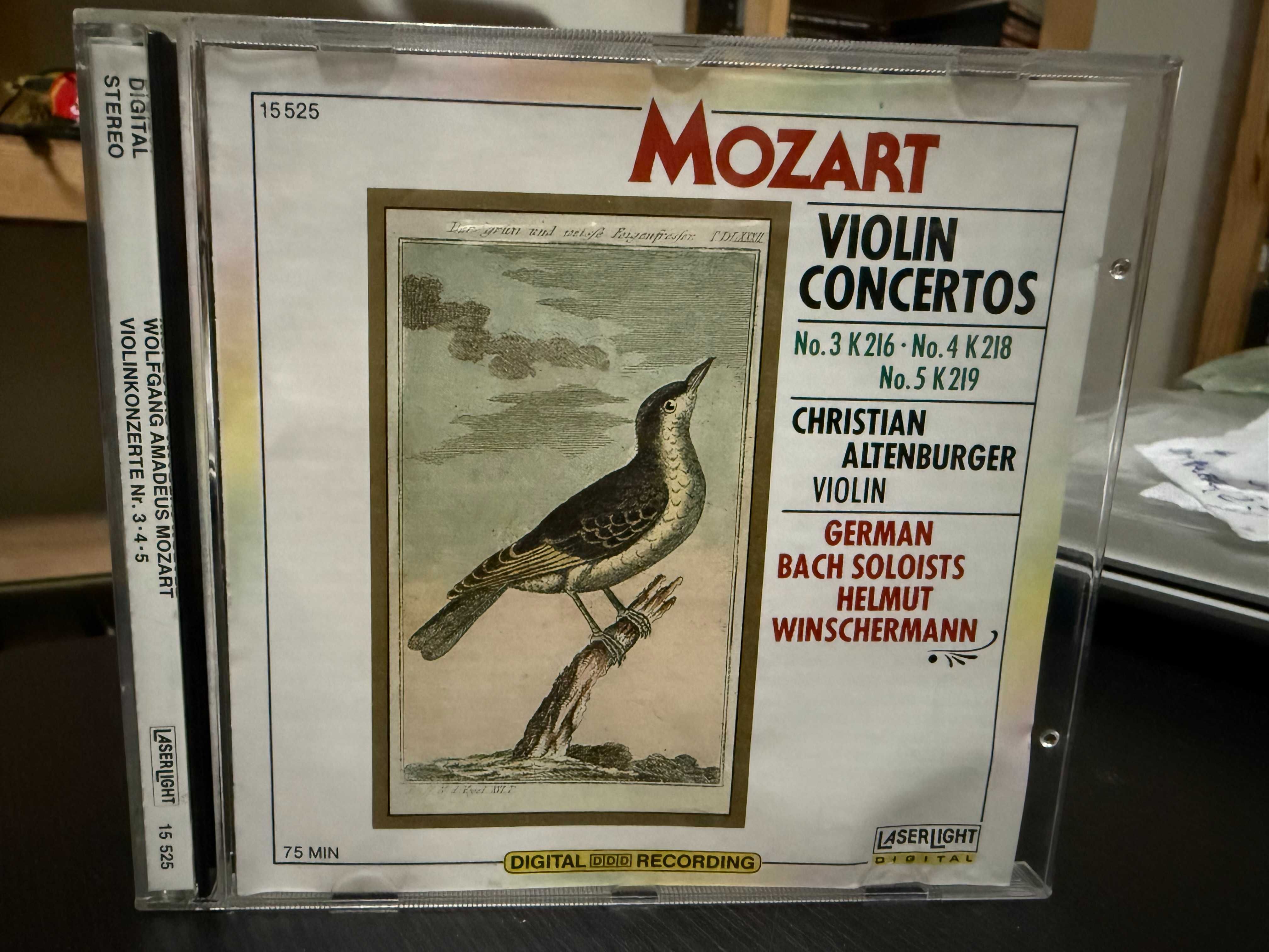 Mozart – Violin Concertos 3, 4 & 5 – Christ. Altenburger, Winschermann