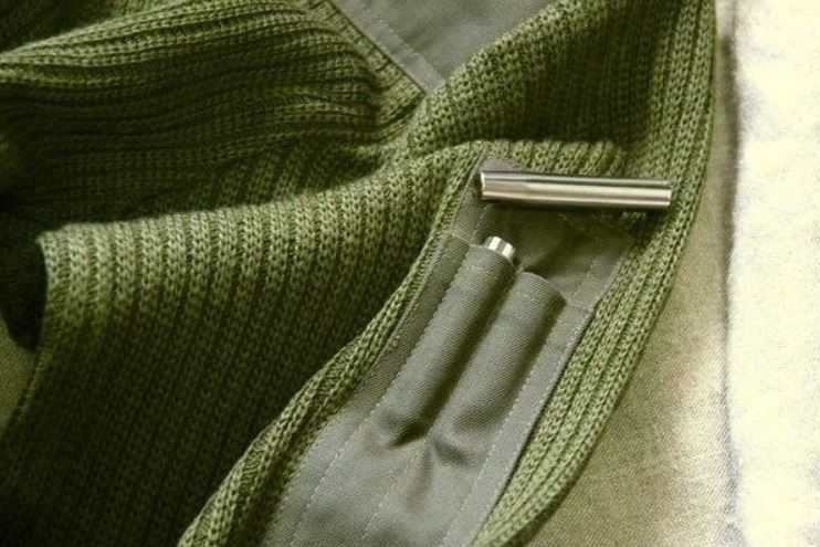 Wojskowy Sweter Armia Włochy Olive r.XL
