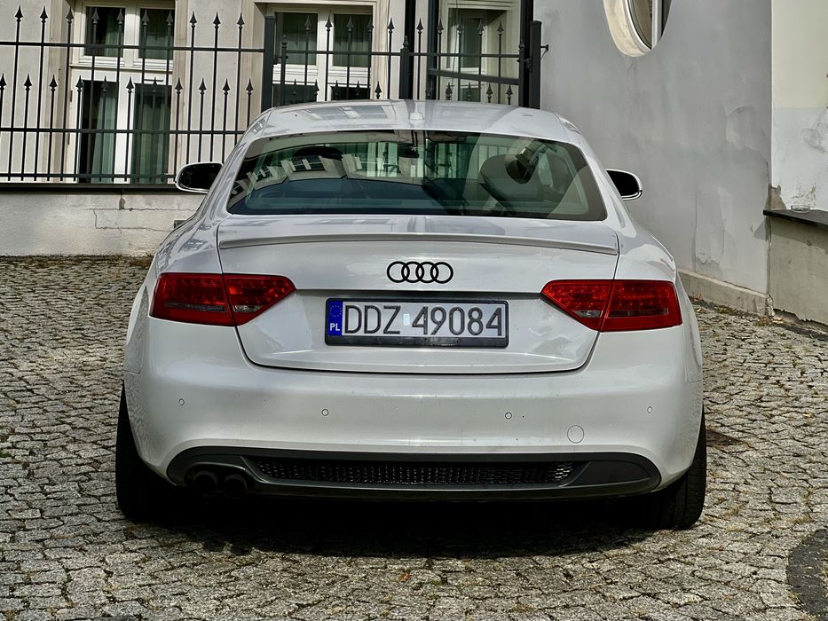 Audi a5 2.0 170 S Line Ledy Czujniki Navi Piekne Białe