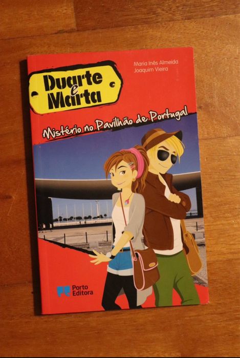Livro "Duarte e Marta: Mistério no Pavilhão de Portugal"
