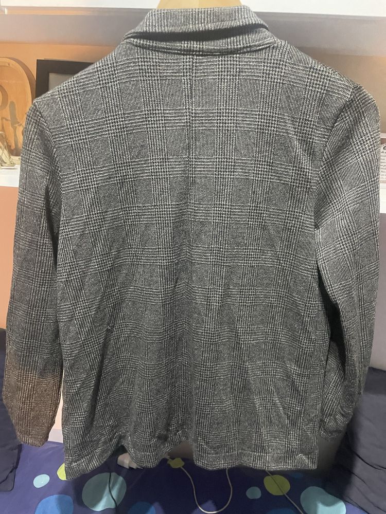 Casaco blazer cinza