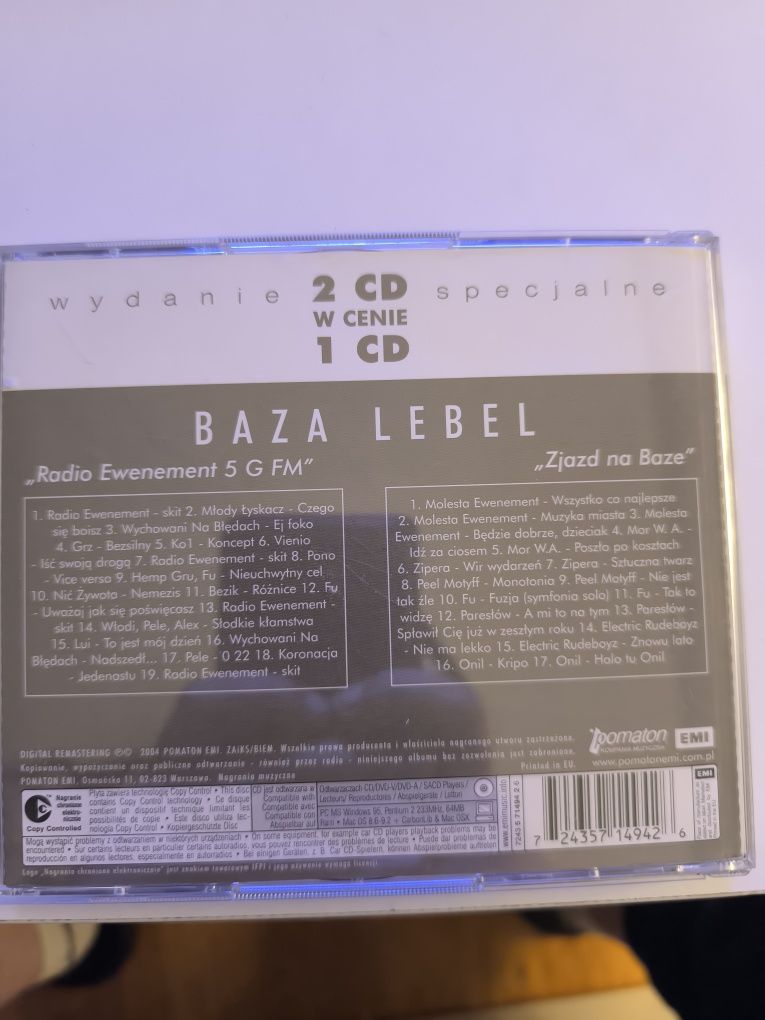 Płyta CD Radio Ewenement & Zjazd Na Bazę 2CD 2003 rap hip hop