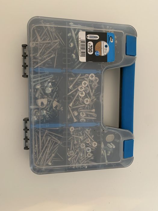 Conjunto de 700 parafusos para madeira Standers