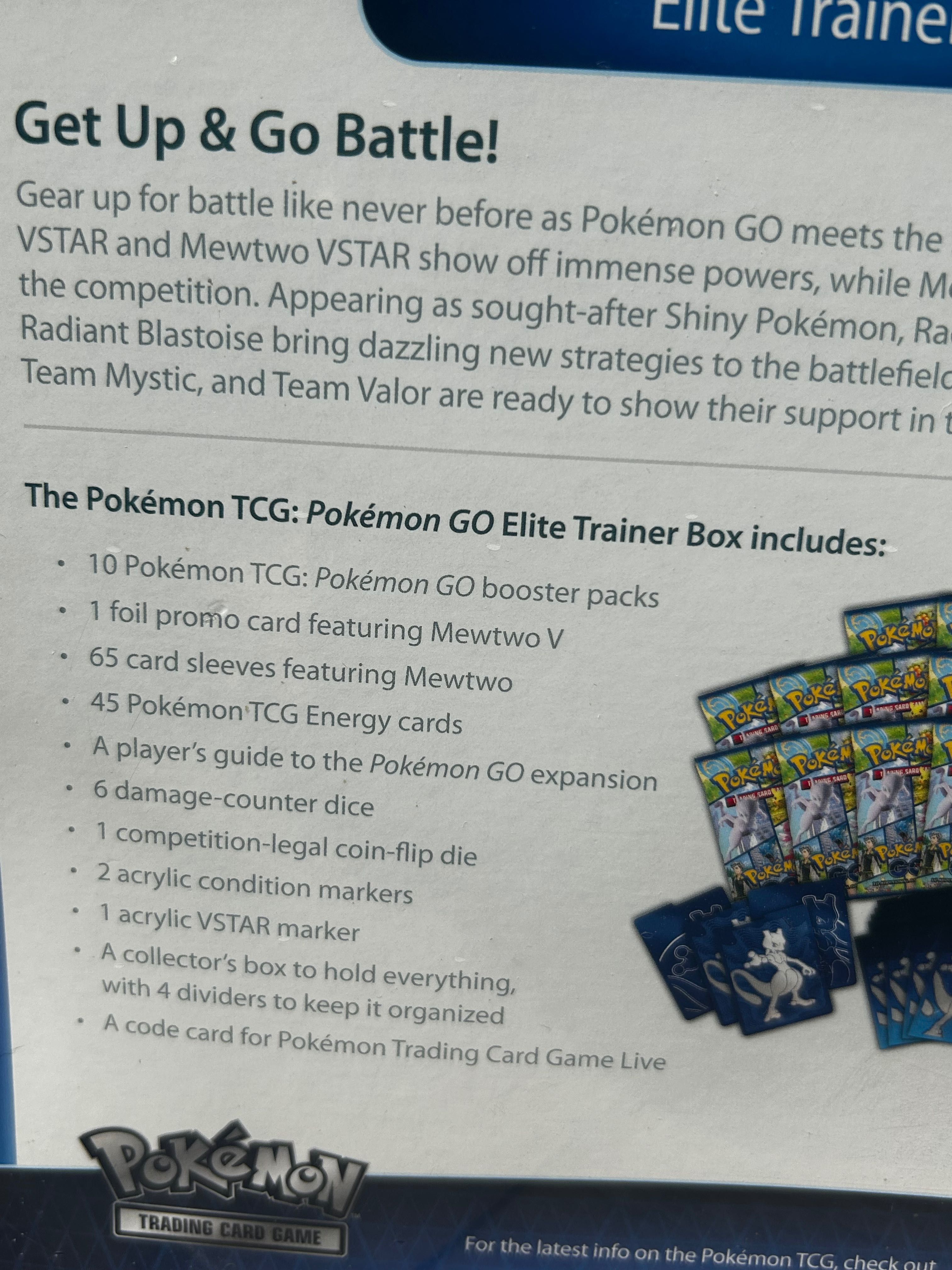 Pokémon TCG: Pokemon Go - Elite Trainer Box (ETB) - NOWY ZAFOLIOWANY