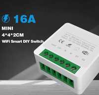 MIni WiFi Smart Switch реле переключательна 16A Tuya