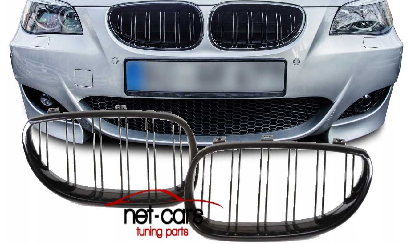Grill Nerki BMW E60 E61 M Pakiet M5 SEDAN KOMBI czarny mat