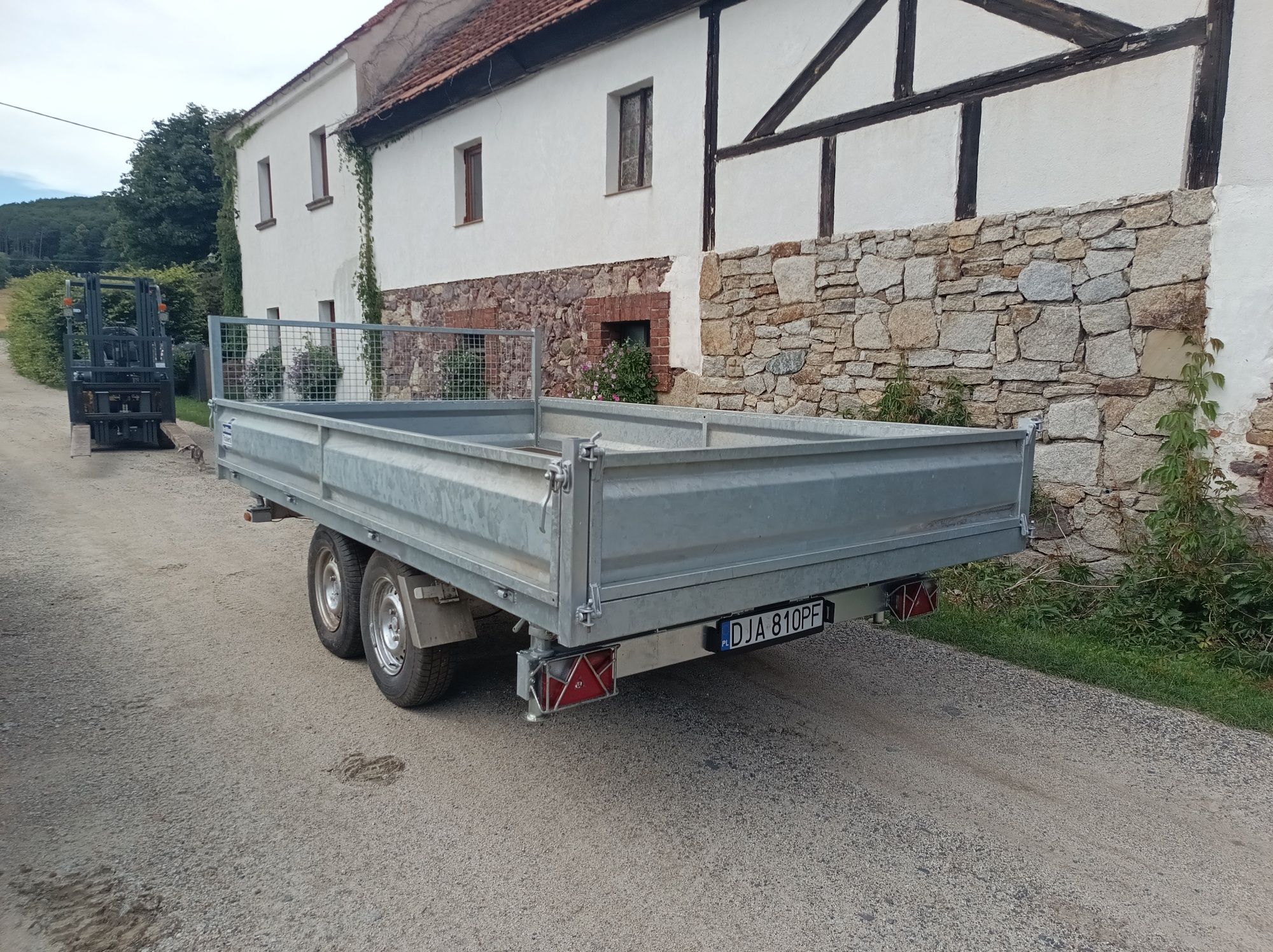 Przyczepa wywrotka 3.5 to dmc 3 strony kiper