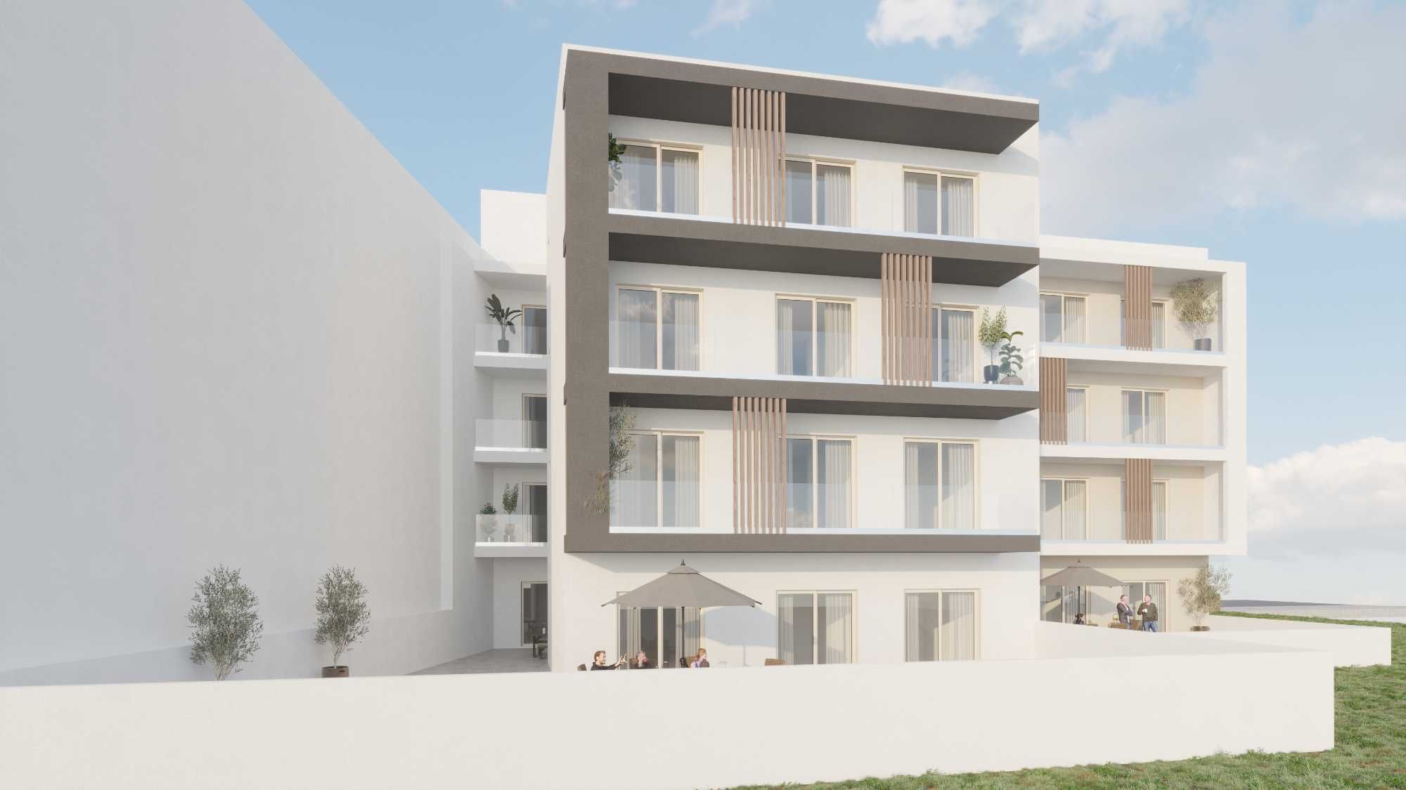 Apartamento T2, em construção, centro do Cadaval, com parqueamento